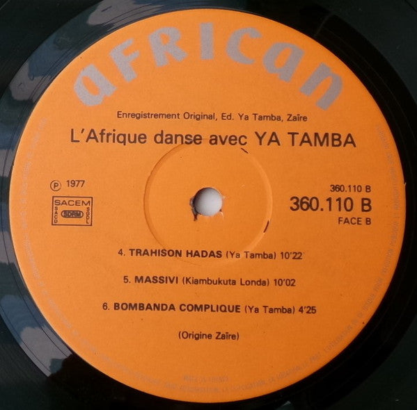 Ya Tamba ~ L'Afrique Danse (Vinyl) - Djungel & Jazz