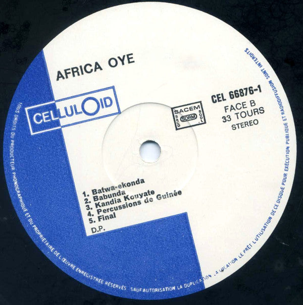 Mel Howard ~ Africa Oyé (Vinyl) - Djungel & Jazz