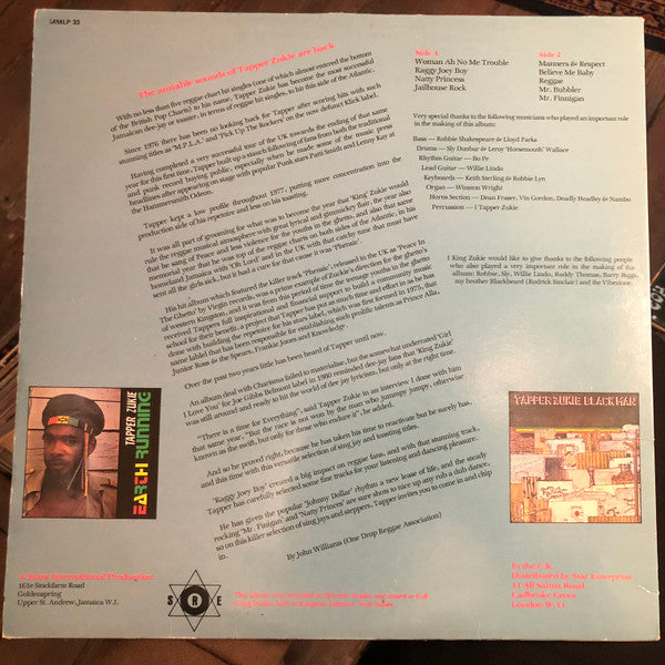 Tapper Zukie : Raggy Joey Boy (LP, Album)