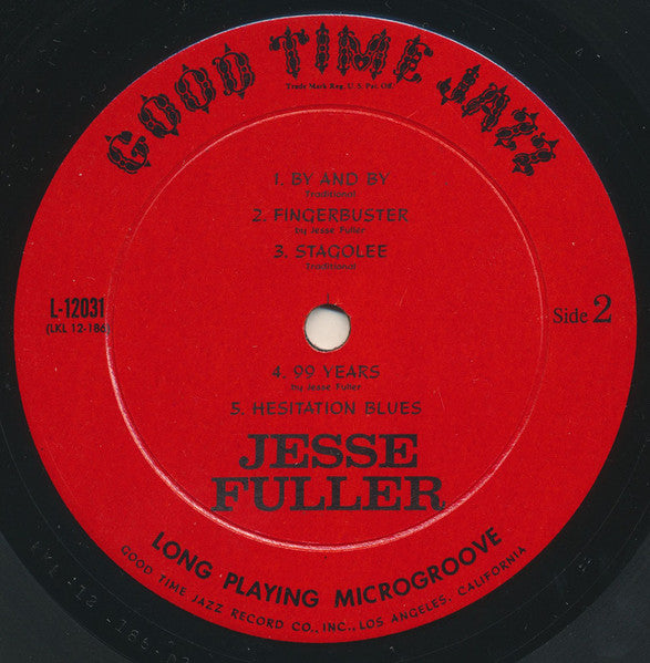 Jesse Fuller ~ Jazz, Folk Songs, Spirituals & Blues (Vinyl) - Djungel & Jazz