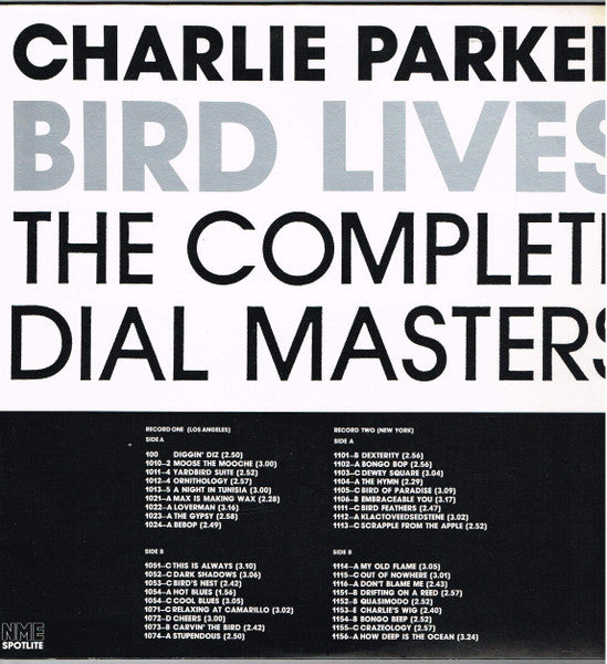 Charlie Parker : Bird Lives: The Complete Dial Masters (2xLP, Comp)