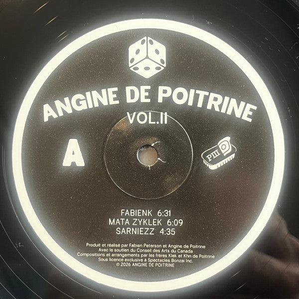 Angine De Poitrine : Vol. II (LP, Album, RE, 180)