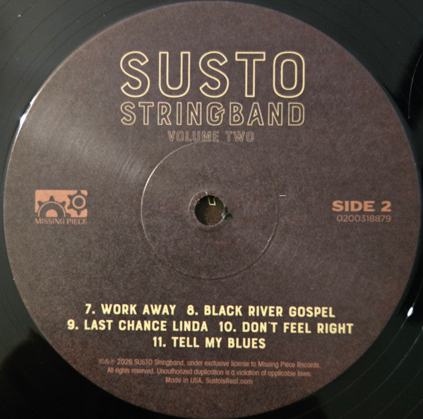 Susto Stringband : Volume Two (LP, Album)