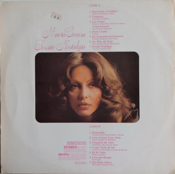 Maria Creuza : Sessão Nostalgia (LP, Album, Gat)