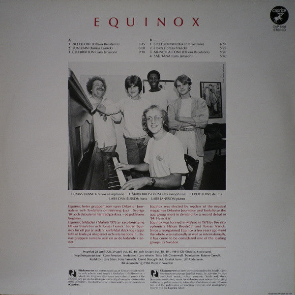 Equinox ~ Equinox (Vinyl) - Djungel & Jazz