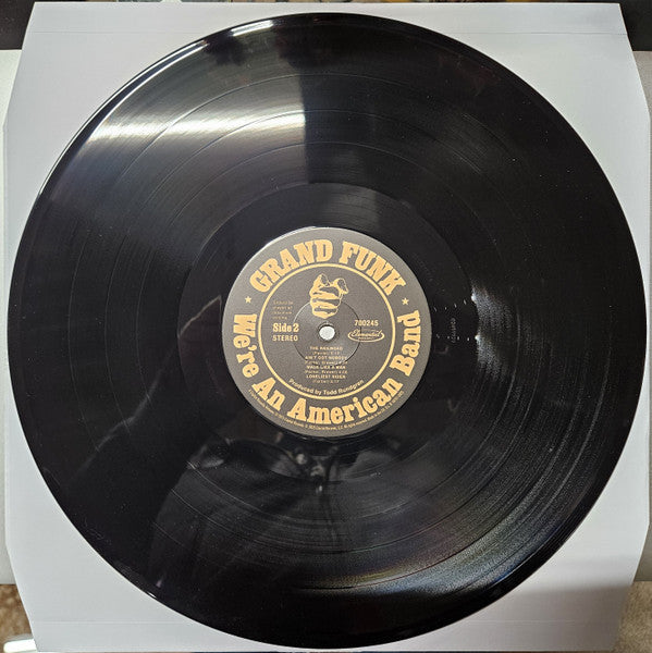 Grand Funk Railroad : We're An American Band (LP, Album, RE, S/Edition, Gol)