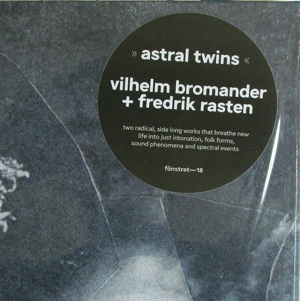Vilhelm Bromander + Fredrik Rasten : Astral Twins (LP, Album, Ltd)