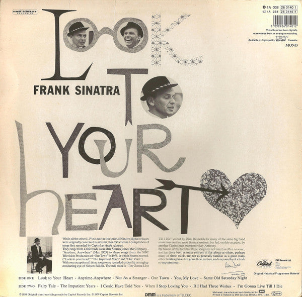 Frank Sinatra ~ Look To Your Heart (Vinyl) - Djungel & Jazz