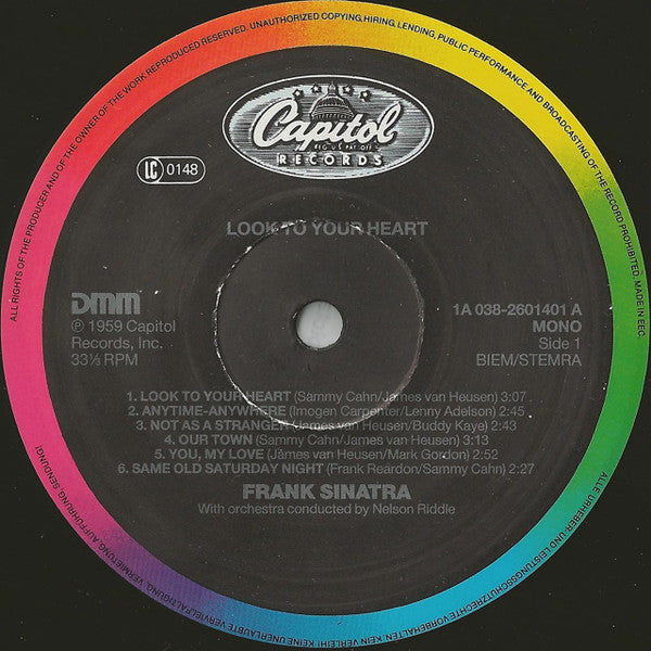 Frank Sinatra ~ Look To Your Heart (Vinyl) - Djungel & Jazz