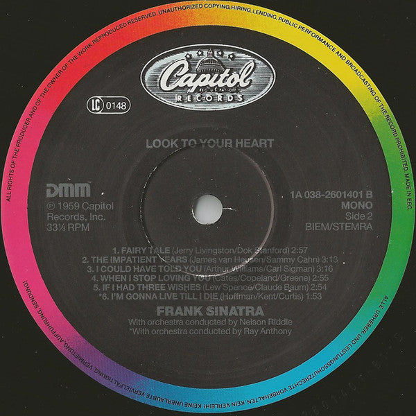 Frank Sinatra ~ Look To Your Heart (Vinyl) - Djungel & Jazz
