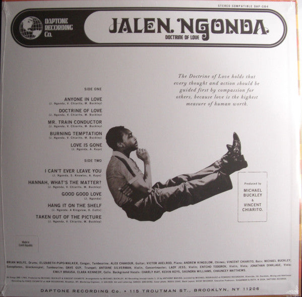 Jalen Ngonda ~ Doctrine Of Love (Vinyl) - Djungel & Jazz