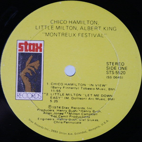 Albert King / Chico Hamilton / Little Milton ~ Montreux Festival (Vinyl) - Djungel & Jazz