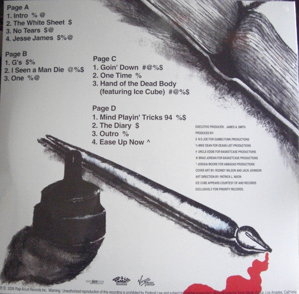 Scarface (3) : The Diary (2xLP, Album, RE, RM)