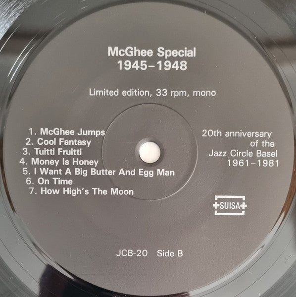 Howard McGhee : McGhee Special (LP, Comp, Mono, Ltd)