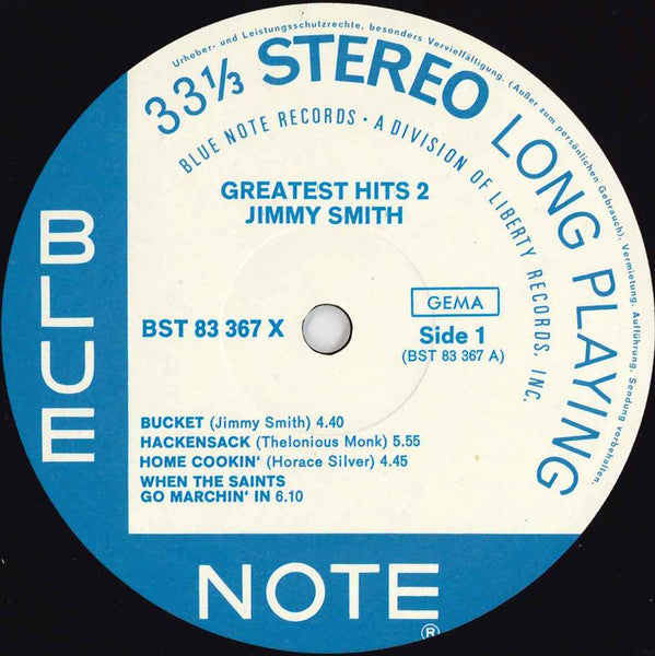 Jimmy Smith ~ Jimmy Smith's Greatest Hits 2 (Vinyl) - Djungel & Jazz