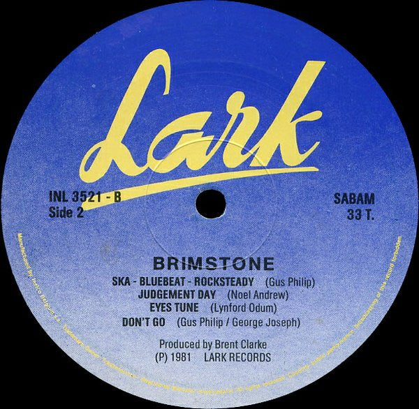 Brimstone (3) : Jah See And Know (LP, Album)