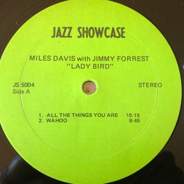 Miles Davis With Jimmy Forrest : Lady Bird (LP, Album)