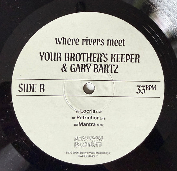 Your Brother's Keeper & Gary Bartz ~ Where Rivers Meet (Vinyl) - Djungel & Jazz