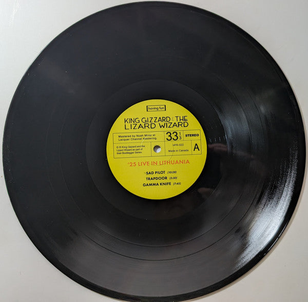 King Gizzard & The Lizard Wizard* : Face Full of Fuzz - Live In Lithuania '25 (LP, Tour)