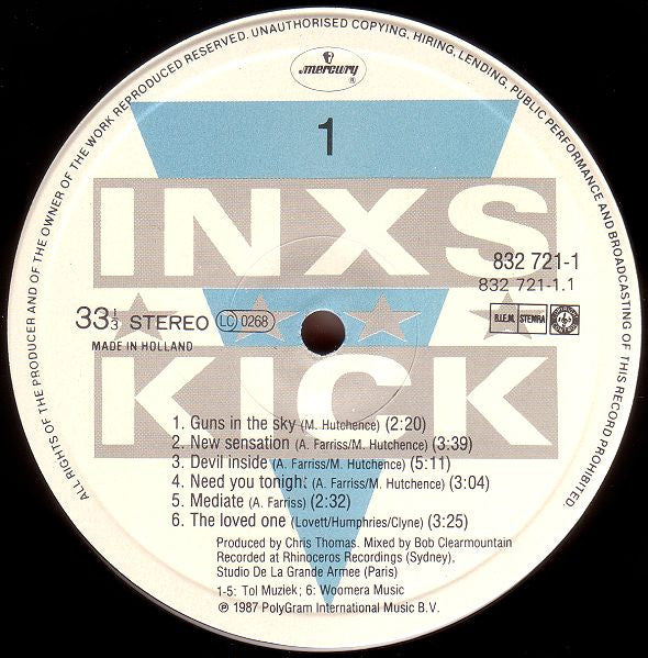 INXS ~ Kick (Vinyl) - Djungel & Jazz