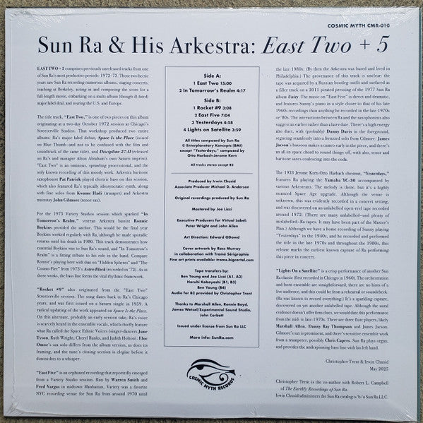 Sun Ra And His Arkestra ~ East Two + 5 (Vinyl) - Djungel & Jazz