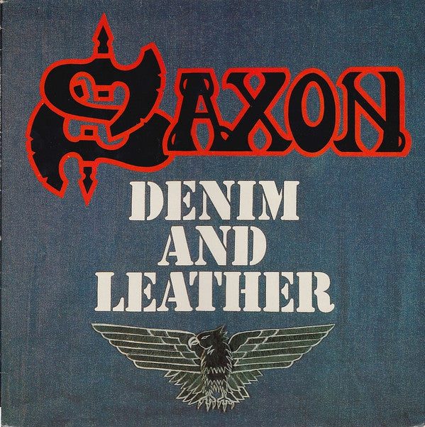 Saxon : Denim And Leather (LP, Album)