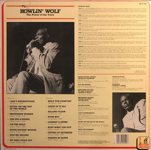 Howlin' Wolf ~ The Power Of The Voice (Vinyl) - Djungel & Jazz