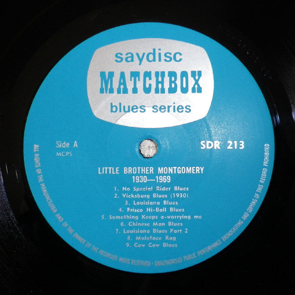 Little Brother Montgomery ~ 1930-1969 (Vinyl) - Djungel & Jazz