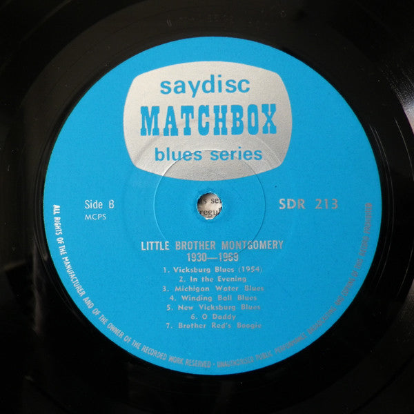 Little Brother Montgomery ~ 1930-1969 (Vinyl) - Djungel & Jazz