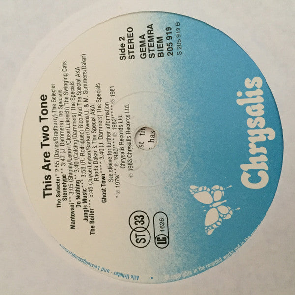 Various ~ This Are Two Tone (Vinyl) - Djungel & Jazz