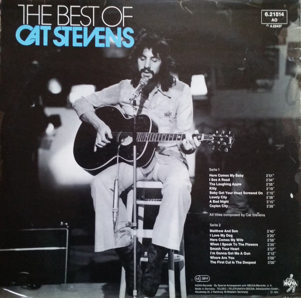 Cat Stevens ~ The Best Of Cat Stevens (Vinyl) - Djungel & Jazz