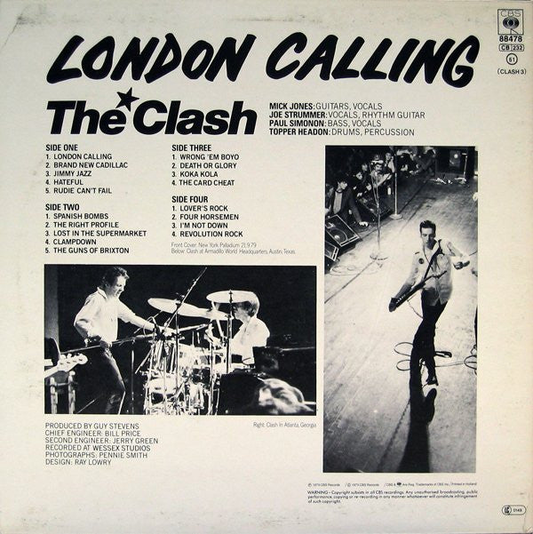 The Clash ~ London Calling (Vinyl) - Djungel & Jazz