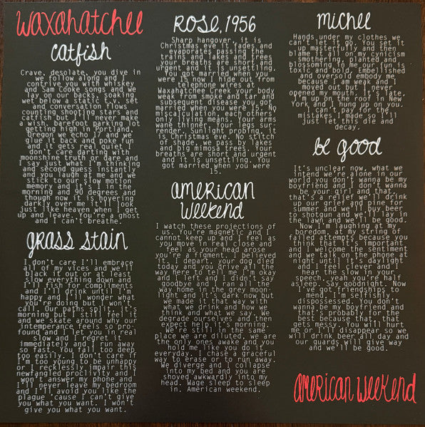 Waxahatchee : American Weekend (LP, Ltd, RE, Swi)