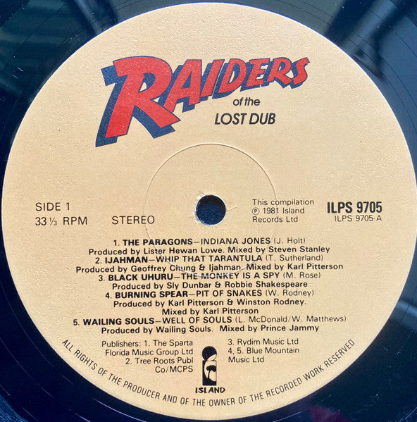 Various : Raiders Of The Lost Dub (LP, Comp, Ind)