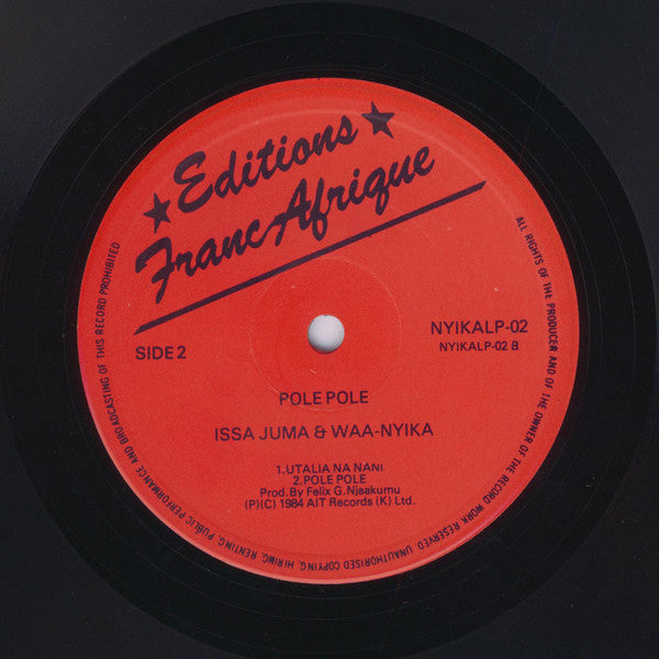 Issa Juma & Super Wanyika Stars ~ Pole Pole (Vinyl) - Djungel & Jazz