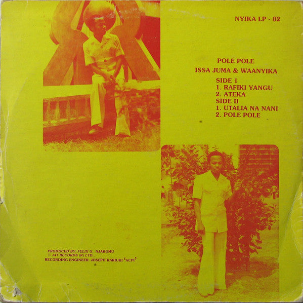 Issa Juma & Super Wanyika Stars ~ Pole Pole (Vinyl) - Djungel & Jazz