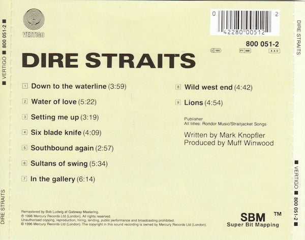 Dire Straits ~ Dire Straits (Vinyl) - Djungel & Jazz