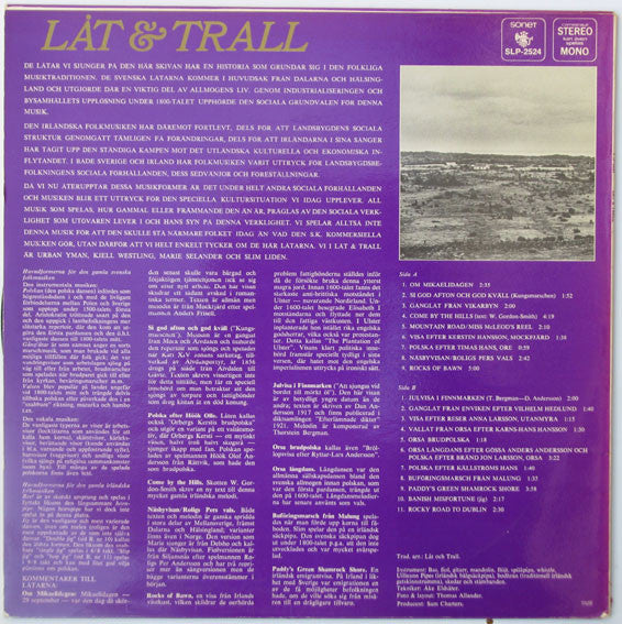 Låt & Trall : Låt & Trall (LP, Album)