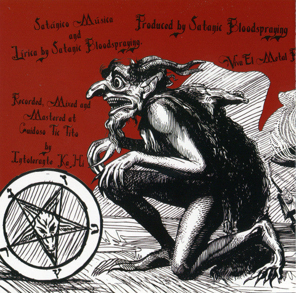 Satanic Bloodspraying ~ At The Mercy Of Satan (Vinyl) - Djungel & Jazz