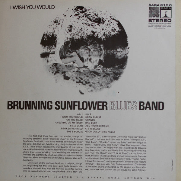 Brunning Sunflower Blues Band ~ I Wish You Would (Vinyl) - Djungel & Jazz