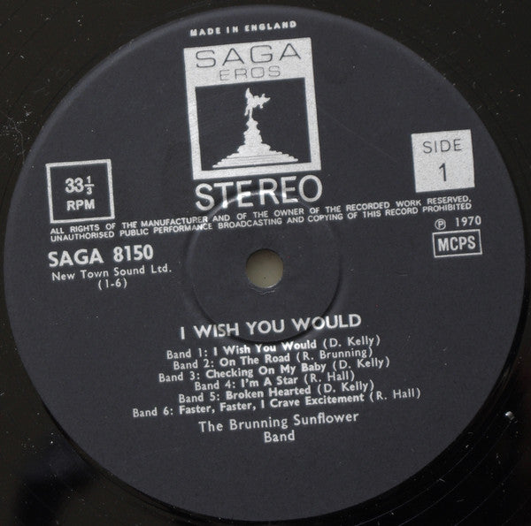 Brunning Sunflower Blues Band ~ I Wish You Would (Vinyl) - Djungel & Jazz