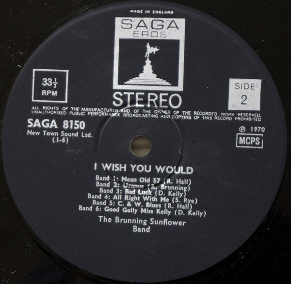 Brunning Sunflower Blues Band ~ I Wish You Would (Vinyl) - Djungel & Jazz