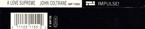 John Coltrane ~ A Love Supreme (Vinyl) - Djungel & Jazz