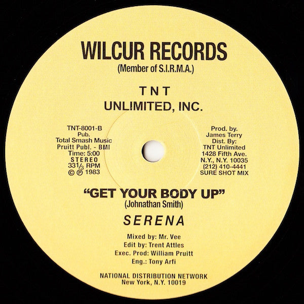 Serena (4) : Get Your Body Up (12", RE, Unofficial)