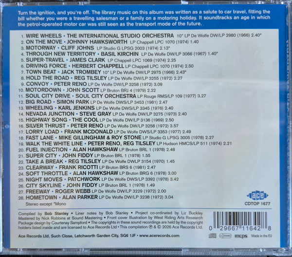 Various : Motorway City (The Golden Age Of Car Travel 1966-82) (CD, Comp, Mono)