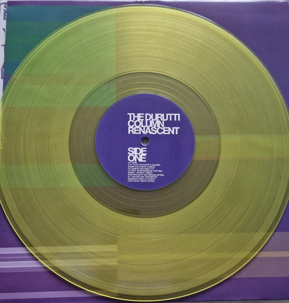 The Durutti Column : Renascent (LP, Album, Ltd, Yel)
