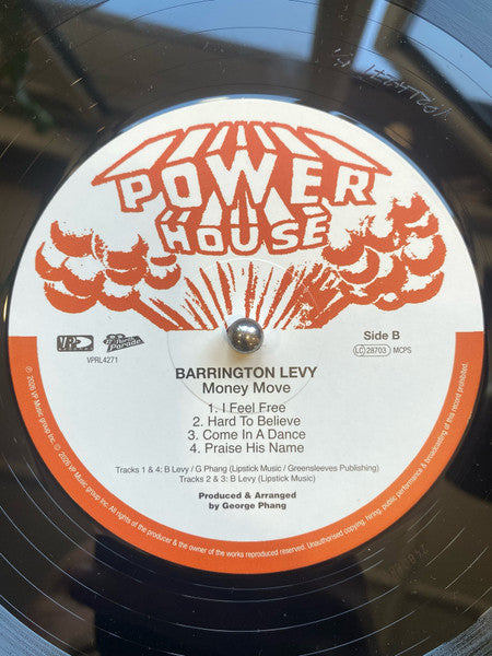 Barrinton Levy* : Money Move (LP, Album, RE, RM)