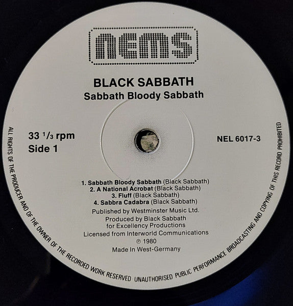 Black Sabbath : Sabbath Bloody Sabbath (LP, Album, RE)