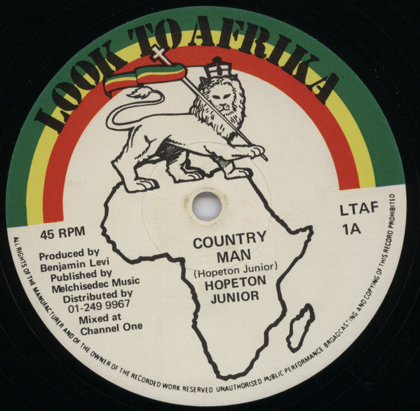 Hopeton Junior / Bumper Roots : Country Man / Give The Youth A Chance (12")