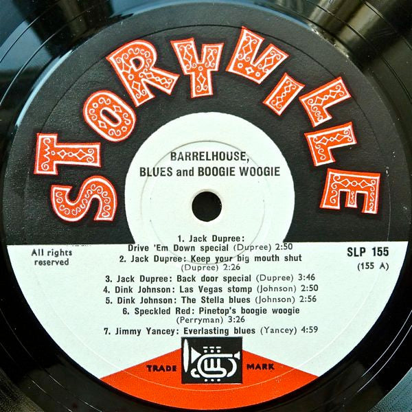 Various ~ Barrelhouse, Blues And Boogie Woogie (Vinyl) - Djungel & Jazz